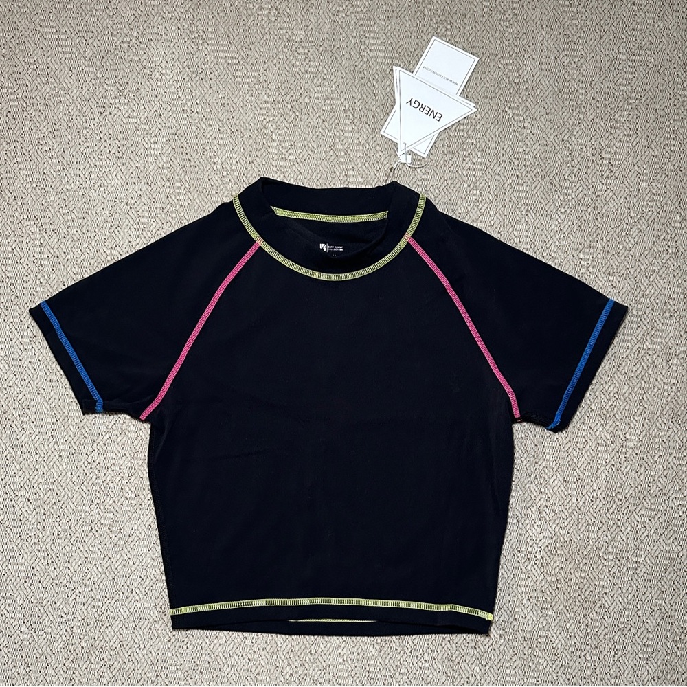 BuffBunny Black Crop Top